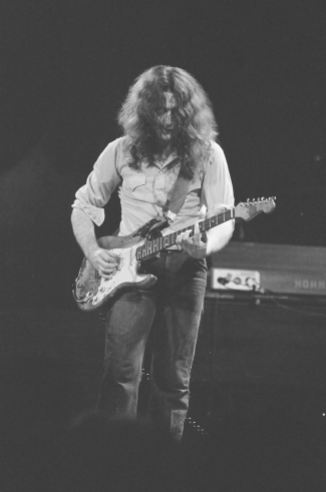 Rory Gallagher c1977 Manchester Free Trade Hall by Steve Smith (4)